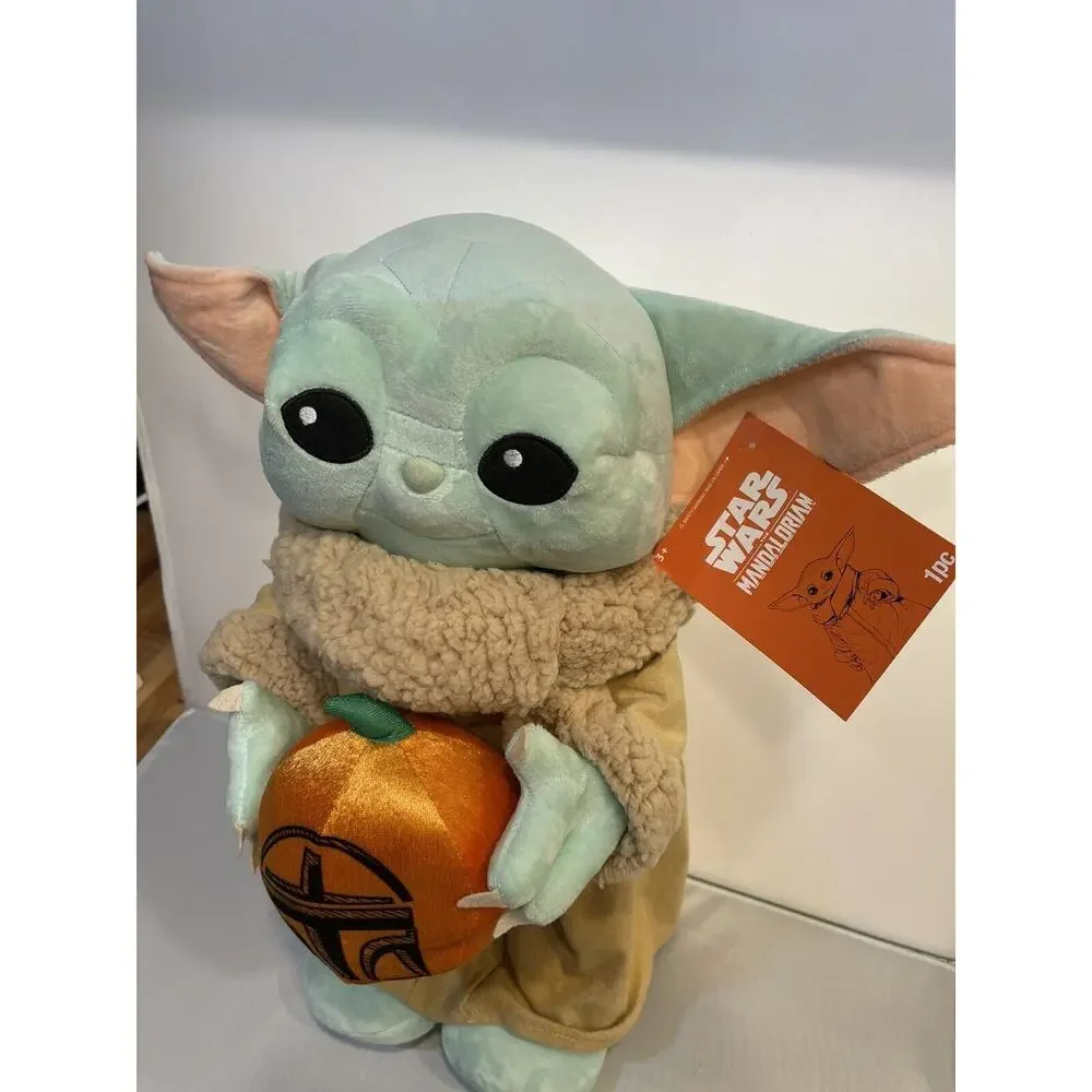 NWT Gemmy 18 in Disney The Mandalorian‎ Baby Yoda Halloween Greeter Pumpkin